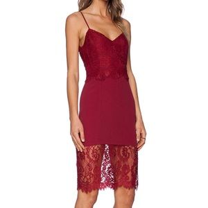 Lovers + Friends lace Devoted Dress worn once